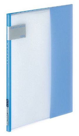 Папка Kokuyo, 10 прозрачных вкладышей, формат А4, цвет:синий