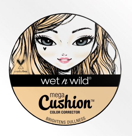 Wet n Wild Кушон-корректор MegaCushion Color Corrector, тон Yellow, E765b