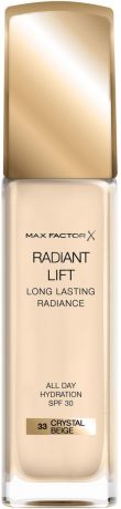 Тональная основа Max Factor Radiant Lift Long Lasting Radiance Crystal beige, тон №33