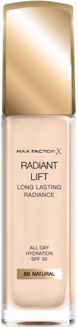 Тональная основа Max Factor Radiant Lift Long Lasting Radiance Natural, тон №50