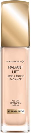 Тональная основа Max Factor Radiant Lift Long Lasting Radiance Pearl beige, тон №35