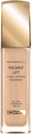 Тональная основа Max Factor Radiant Lift Long Lasting Radiance Warm almond, тон №45
