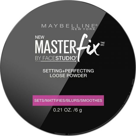 Maybelline New York Фиксирующая пудра для лица "Master Fix", 6 г
