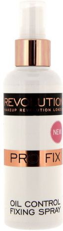 Makeup Revolution Спрей для фиксации макияжа Oil Control Fixing Spray, 100 мл