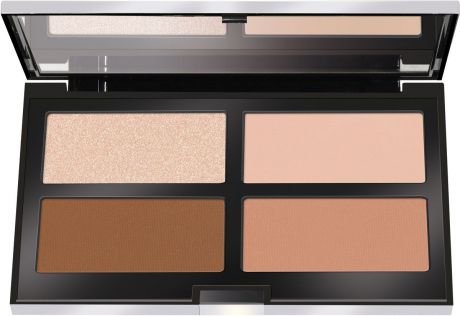 Набор для контуринга Pupa Contouring & Strobing Palette, оттенок №002 Оттенок средне-светлый, 15,5 г