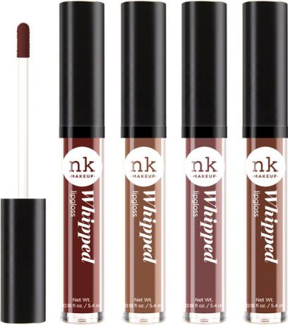 Nicka K NY Whipped Lip Gloss блеск для губ, 5,4 г, оттенок SEAL BROWN