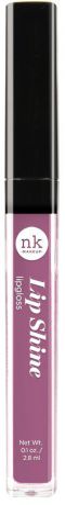 Nicka K NY Color Lip Shine блеск для губ, 2,8 мл, оттенок A83 VIOLA