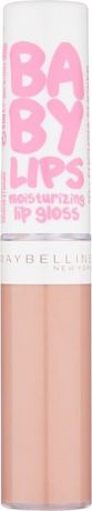 Maybelline New York Увлажняющий блеск для губ "Baby Lips Gloss", оттенок 20, Бежевая гармония, 5 мл