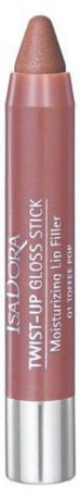Isa Dora Блеск-карандаш для губ "Twist-up Gloss Stick", тон №01 Toffee Pop, 2,7 г