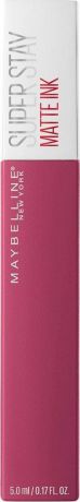 Maybelline New York Суперстойкая жидкая матовая помада для губ "Super Stay Matte Ink", оттенок 80, Властитель, 5 мл