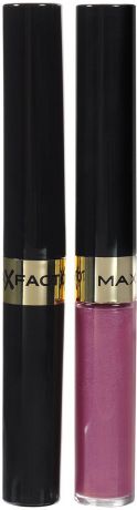 Max Factor Стойкая губная помада и увлажняющий блеск "Lipfinity", тон №330 Essential burgundy
