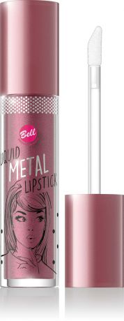 Помада жидкая с эффектом металлик Bell Liquid Metal Lipstick, тон №03
