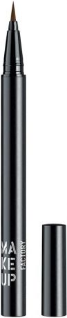 Make up Factory Жидкая подводка для глаз Calligraphic Eye Liner №01 цвет: черный, 0,5 мл