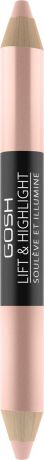 Gosh Двухсторонний карандаш-хайлайтер для глаз Lift & Highlight, 3 г, тон №002