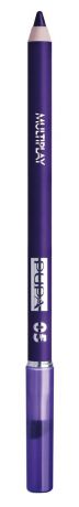 PUPA Карандаш для век с аппликатором "Multiplay Eye Pencil", тон 05 насыщенный фиолетовый , 1.2 г