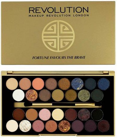 Makeup Revolution Набор из 30 теней 30 Eyeshadow Palette, Fortune Favours The Brave