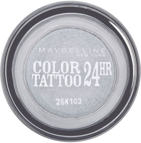 Maybelline New York Тени для век "Color Tattoo 24 часа", оттенок 50, Неизменное серебро, 4 мл