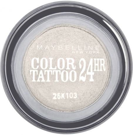 Maybelline New York Тени для век "Color Tattoo 24 часа", оттенок 45, Бесконечно белый, 4 мл