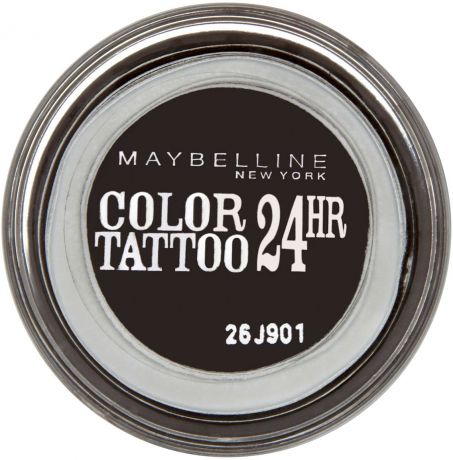 Maybelline New York Тени для век "Color Tattoo 24 часа", оттенок 60, Бессменный черный, 4 мл