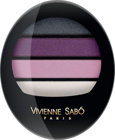 Vivienne Sabo Тени для век "Quatre Nuances", 4 цвета, тон 70 Violette (Фиолетовый), 3,8 г