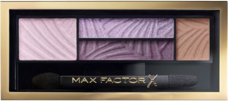 Max Factor 4-хцветные тени для век и бровей Smokey Eye Drama Kit 2 В 1, тон 04 luxe lilacs