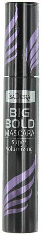 Тушь для ресниц Isa Dora "Big Bold Mascara", супер объем, тон №10, цвет: черный, 14 мл