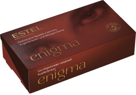 Estel Enigma Краска для бровей и ресниц Тон коричнево-медный 20 мл + 20 мл
