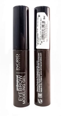 Verona Products Professional Ingrid Cosmetics Гель для бровей, цвет: темно-коричневый, 9 мл