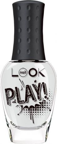 nailLOOK Лак для ногтей Trends Play, тон белый, 8,5 мл