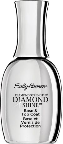 Sally Hansen Nailcare Diamond strength средство 2в1: база и верхнее покрытие для укрепления и блеска, 13 мл