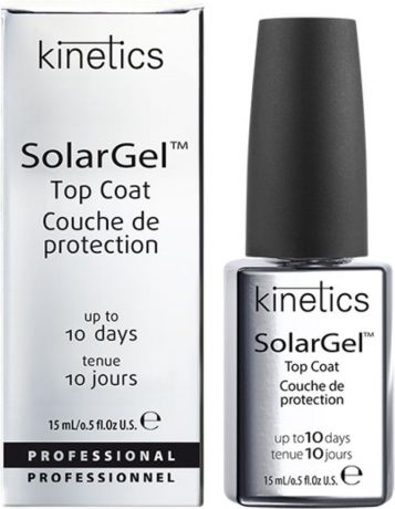 Kinetics Верхнее покрытие "SolarGel Top Coat", 15 мл