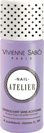 Vivienne Sabo Жидкость для снятия лака Nail Atelier без ацетона, 100 мл