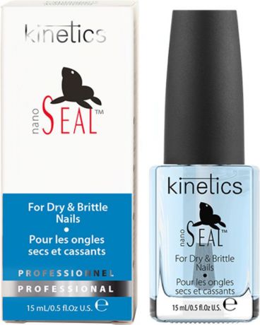Kinetics Ежедневная терапия для сухих и ломких ногтей Nano Seal (Тюлень), 15 мл