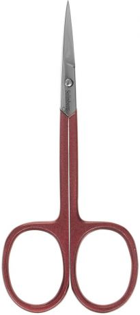 Ножницы маникюрные Solinberg 081B/R "Comfort Line", заусеничные, цвет в ассортименте, лезвия 22 мм