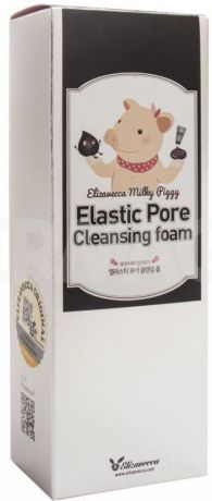 Elizavecca Пенка для умывания с порошком древесного угля Milky Piggy Elastic Pore Cleansing Foam, 120 мл