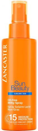 Lancaster Sun Beauty Care Молочко-спрей обезжиренное "Великолепный загар" spf 15, 150 мл