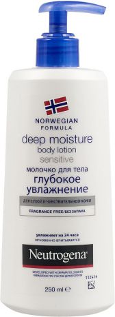 Neutrogena "Норвежская Формула" Молочко для тела "Глубокое увлажнение", для сухой и чувствительной кожи, 250 мл