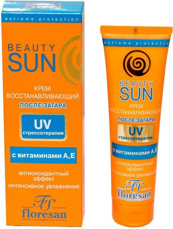 Floresan Beauty Sun Крем восстанавливающий после загара "UV-стрессотерапия", 100 мл