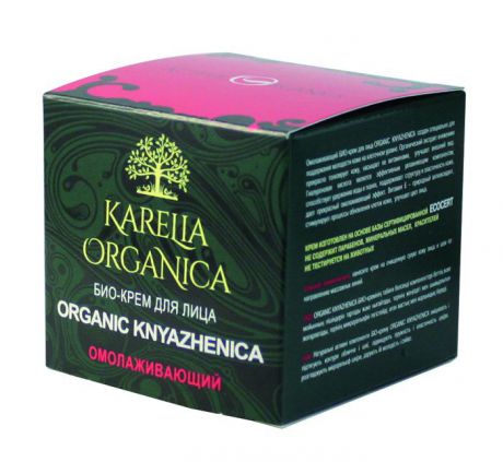 Karelia Organica Био-Крем для лица "Organic KNYAZHENIKA" Омолаживающий, 50 мл