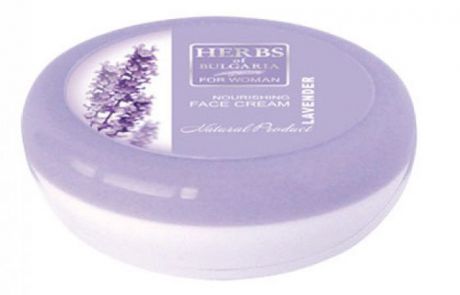 Herbs of Bulgaria Lavender Питающий крем для лица, 100 мл