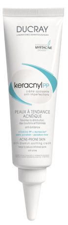 Ducray PP Успокаивающий крем"Keracnyl" против дефектов кожи, склонной к появлению акне 30 мл