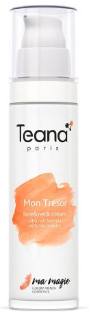 Teana Крем для лица и шеи "Mon Trеsor" ультранасыщенная текстура с рисовой пудрой, 50 мл