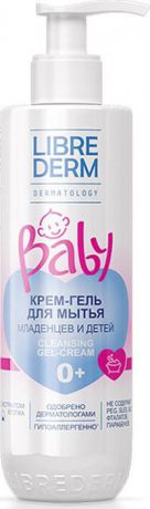 Крем-гель Librederm Baby, для мытья новорожденных, младенцев и детей, 250 мл