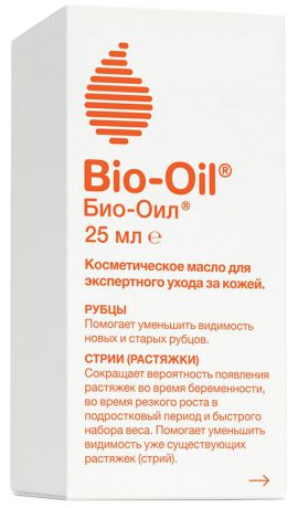 Bio-Oil Масло косметическое от шрамов, растяжек, неровного тона, 25 мл