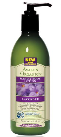 Avalon Organics Лосьон для рук и тела "Лаванда", 340 мл