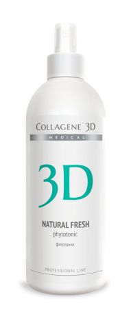 Medical Collagene 3D Фитотоник для лица профессиональный Natural Fresh, 500 мл