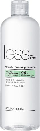 Вода мицеллярная Holika Holika Less On Skin Micellar Cleansing Water, 500 мл