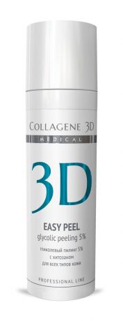 Medical Collagene 3D Гель-пилинг для лица профессиональный Easy peel 5%, 30 мл