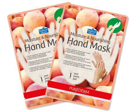 Purederm Увлажняющая и питательная маска для рук, 2 шт