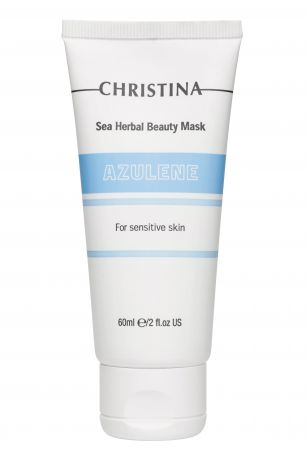 Маска косметическая CHRISTINA Маска красоты для чувствительной кожи "Азулен" Sea Herbal Beauty Mask Azulene for sensitive skin, 80
